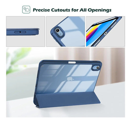 Funda Para iPad (a16) 11a Gen 2025 Y 2022 Azul Marino