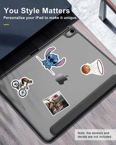 Funda Timovo Para iPad Air 13 Pulgadas M2 2024 - Gris Claro Negro