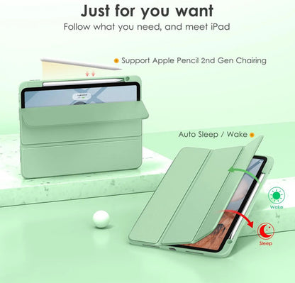 Funda iPad Air 11 2024/2025 Y iPad Pro 11'' (4ta/3ra Gen) Verde Claro