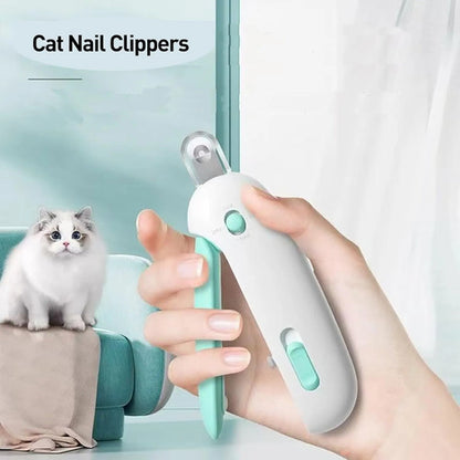Cortauñas Para Gatos Con Almacenamiento Verde Pequeño