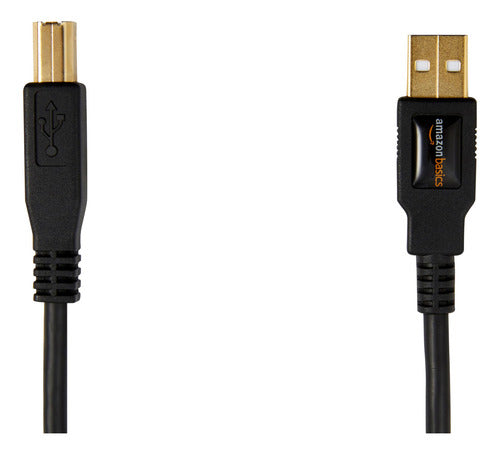 Cable Usb 2.0 De Alta Velocidad, 3 Metros Negro