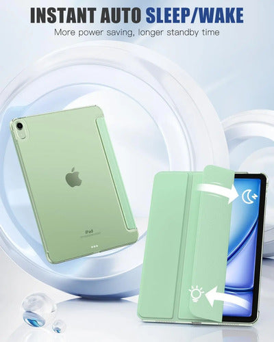 Funda Para iPad Air 11 Pulgadas 7ma/6ta Gen M3/m2 Verde