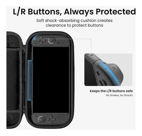 Estuche Para Nintendo Switch 2 Modelo 2025 Negro