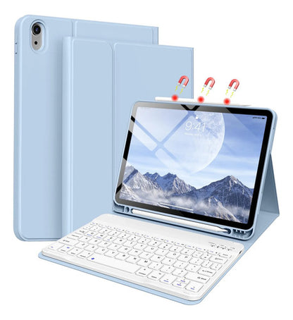 Funda Con Teclado Para iPad Air Gen 11 Azul