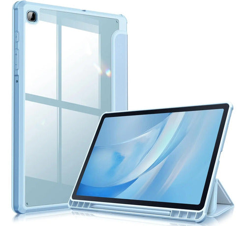 Funda Híbrida Slim Para Samsung Galaxy Tab S6 Lite Celeste