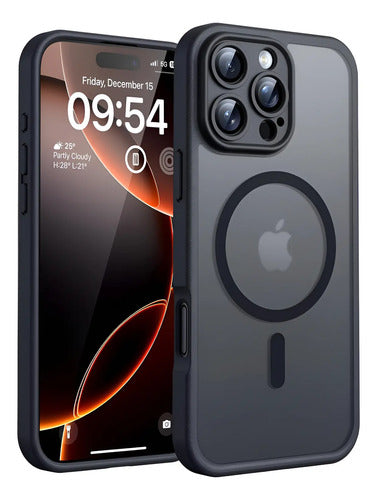 Funda Para iPhone 16 Pro Max, Compatible Con Magsafe Negro