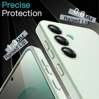 Funda Slim Para Samsung Galaxy S25 Verde Claro Liso