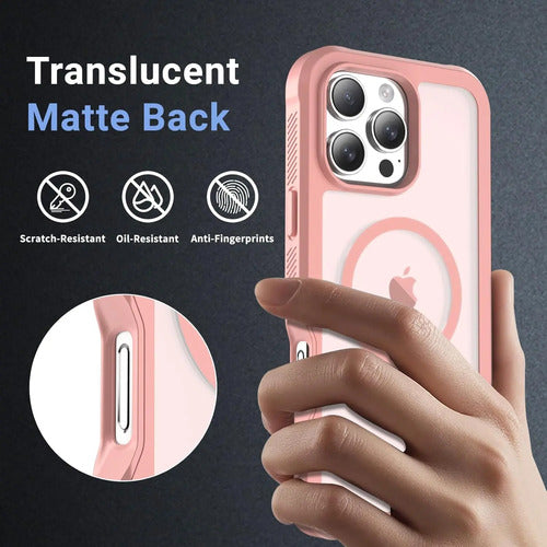 Funda Magnética Para iPhone Pro Max Rosa