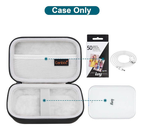Estuche Funda Para Impresora De Fotos Canon Ivy 2 Negro