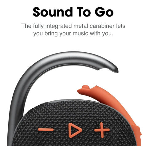 Jbl Clip 4: Parlante Bluetooth Ultracompacto E Impermeable Negro