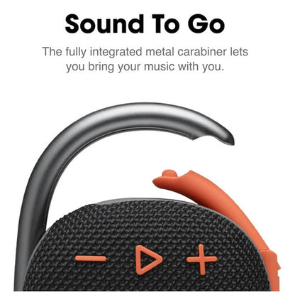 Jbl Clip 4: Parlante Bluetooth Ultracompacto E Impermeable Negro