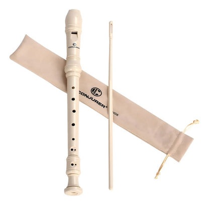 Flauta Soprano Para Niños Y Estudiantes - 8 Agujeros Beige