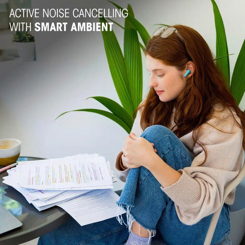 Jbl Vibe Beam 2 - Auriculares Inalámbricos Con Cancelación Negro