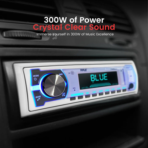 Receptor De Radio Bluetooth Para Auto Pyle Plcd43btm