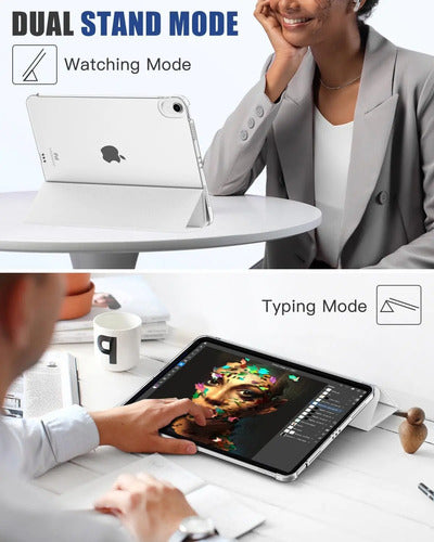 Funda Para iPad Air 11 Pulgadas 7ma/6ta Gen M3/m2 Blanco