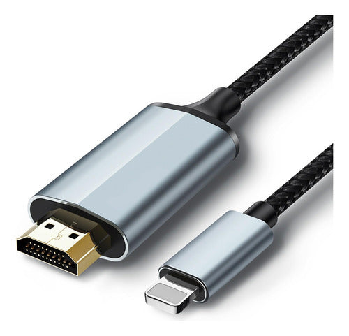 Adaptador Lightning A Hdmi De Alta Definición Para iPhone Color