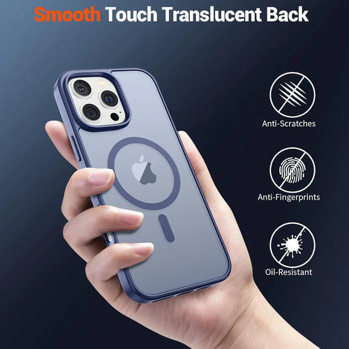 Funda Case Para iPhone 16 Pro Compatible Con Magsafe Lavanda