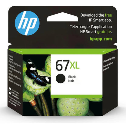 Cartucho De Tinta Negra 67xl Hp