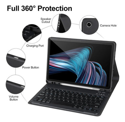 Funda Con Teclado Para Samsung Galaxy Tab A11+/a9+ 11' Negro