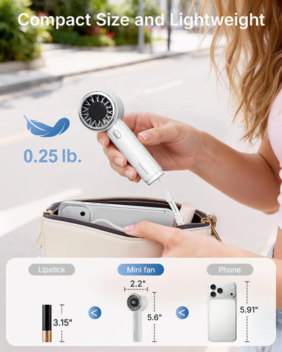 Mini Ventilador Portátil Sweetfull Blanco
