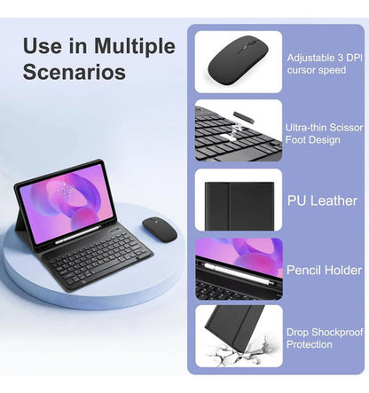 Funda Con Teclado Para Lenovo Tab K11 Gen 2 / M11 / K11 L... Negro