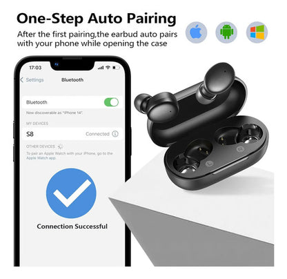 Auriculares Bluetooth In Ear Kurdene Negro