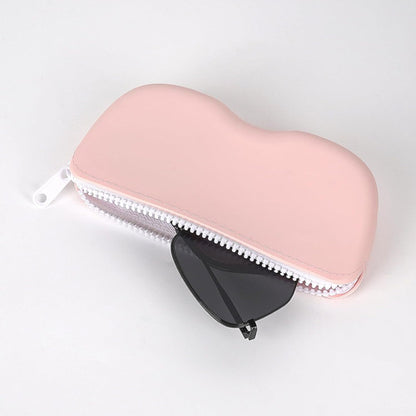Estuche De Silicona Para Lentes Rosa Chicle