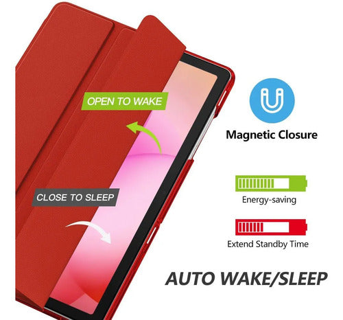 Funda Para Samsung Galaxy Tab A11 Plus/a9 Plus 11 Rojo