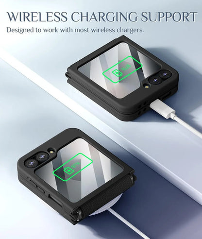 Funda Para Samsung Galaxy Z Flip 6 Y 5 Negro