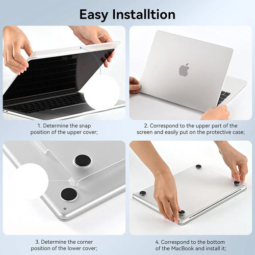 Funda Blueswan Para Macbook Air 13 Pulgadas Matte Clear