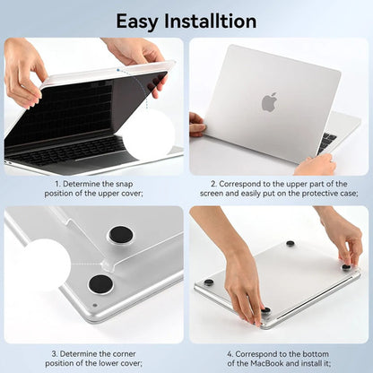 Funda Blueswan Para Macbook Air 13 Pulgadas Matte Clear