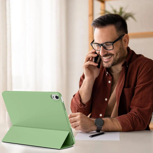 Funda Para iPad A16 10 (10.9 ) Y 11 Gen (2022-2025) Verde Claro