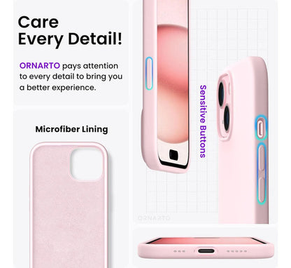 Funda De Silicona Para iPhone 15 Rosa Chicle