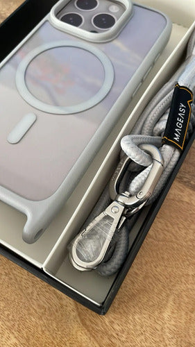 Funda Mageasy Para iPhone 16 Pro De 6.3 Pulgadas Con Correa