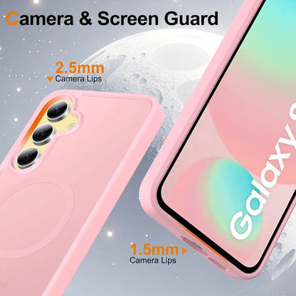 Funda Magnética Antigolpes Para Samsung Galaxy Rosa