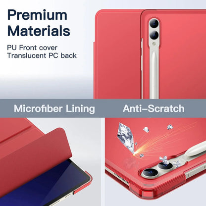 Funda Jetech Para Samsung Galaxy Tab S10 Ultra/s9 Ultra Rojo