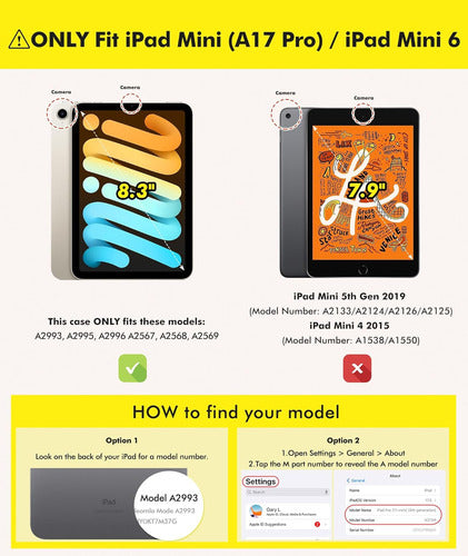 Funda Para iPad Mini 7 (a17 Pro) 2024 Azul