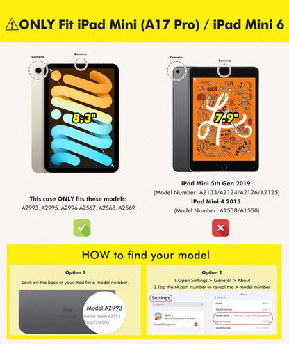 Funda Para iPad Mini 7 (a17 Pro) 2024 Azul