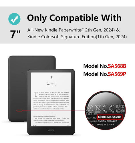 Funda Morock Para Kindle Paperwhite Rosa