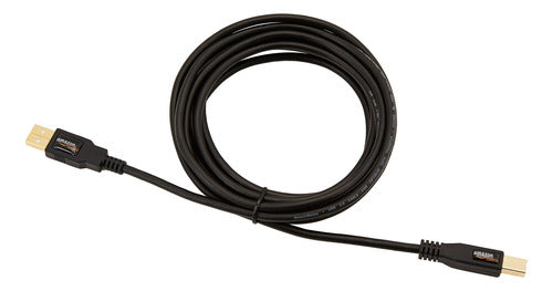 Cable Usb 2.0 De Alta Velocidad, 3 Metros Negro
