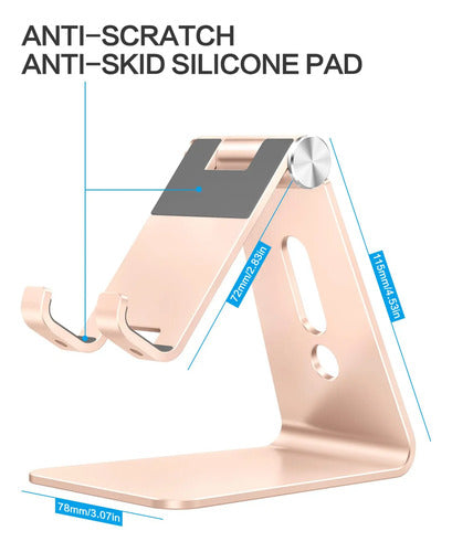 Soporte De Celular Ajustable Y Antideslizante