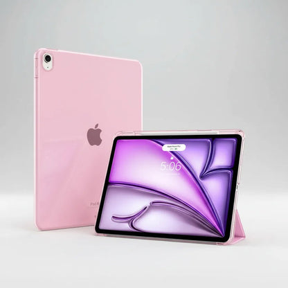 Funda Para iPad Air M4 13 Pulgadas Con Soporte Para Lápiz Rosa
