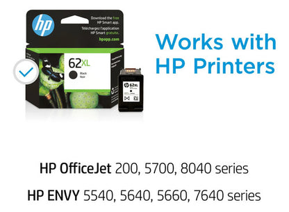 Cartucho De Tinta Hp 62xl Negro - Rendimiento Superior