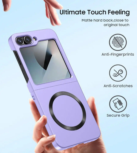 Funda Para Samsung Galaxy Z Flip 6/7 Fe Lila
