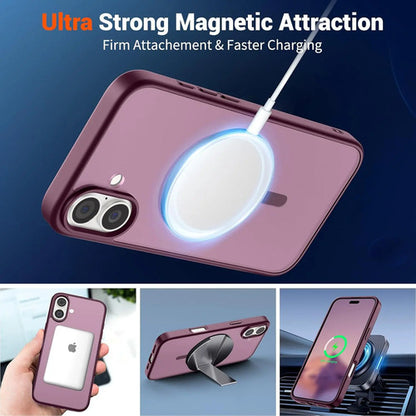 Funda Magnética Supfine Para iPhone 16 Bordó