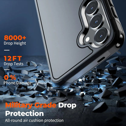 Funda Resistente Para Samsung Galaxy S25 Plus & S24 Plus Negro
