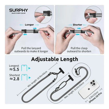Cordón Ajustable Surphy Con Soporte Antirrobo Para Celular