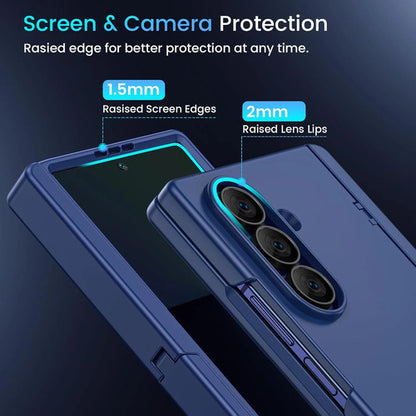 Funda Para Samsung Galaxy Z Fold 7 Con Protector. Azul