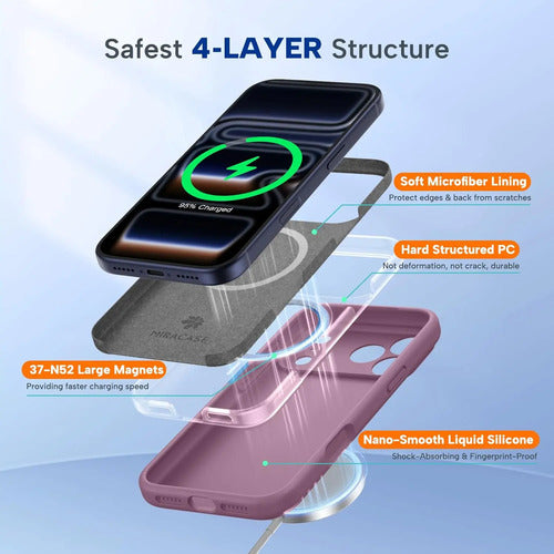 Funda Magnética Miracase Para iPhone 17 Pro