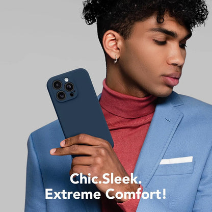 Funda Magnética Para iPhone 14 Pro Azul Oscuro